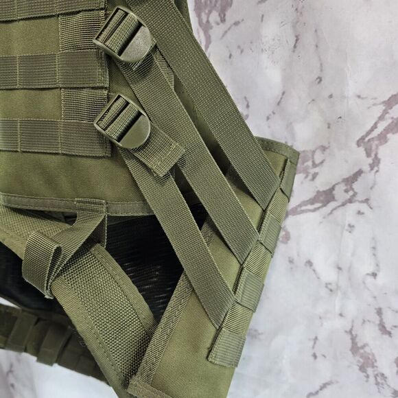 Rothco Vest Green Tactical Molle Assault Bug Out Military Paintball Airsoft Hip - Picture 8 of 11